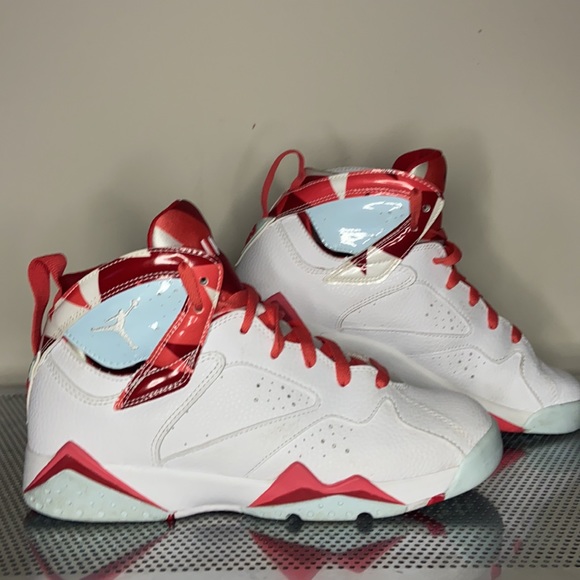 Jordan 7 Retro “Topaz Mist” | 7Y | Good Condition | 442960-104 | wht/blu/pink - Picture 2 of 6